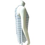 CAbi Womens Striped Sleeveless Dress With Tie Back Size L Rayon Spandex Photo 3
