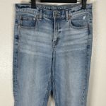 American Eagle 90's Bootcut Jeans Womens 6 Front Slit Split Hem Stretch Denim Photo 1