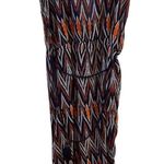 Violet Sky Women's Beach Cover Up L Multicolor Geometric Embroidered Trim Blue Size L Photo 8