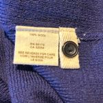 Free People Ruffle Tuxedo Violet 100% Wool Cardigan Sweater Size Small Photo 9