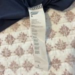 Fabletics NWT Classic Navy Boxy Short Sleeve Polo Shirt Size Large Photo 7