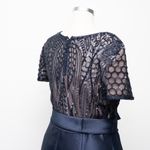 R&M Richards – Sequin & Satin Mother of the Bride Midi Gown Blue Size 16 Photo 10