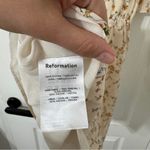 Reformation  Malachi Dress Mini Ruffle Mini Dress Size 6 Photo 6