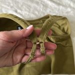 Active USA PINK  Green Sports Bra with Scoop Neck Photo 4