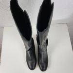 Lucky Brand Timinii Womens Riding Boots Size 10 Black Leather Suede Knee-High Photo 8