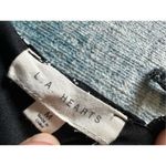 LA Hearts PacSun  Black White Daisy Floral Tie Spaghetti Strap Mini Dress Medium Photo 5