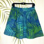 Banana Republic  Tropical Palm Frond Linen Skirt Size 2P Photo 0