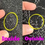 Vintage Angelli Zephyr Wool Black & Silver Floral Knit Cardigan Photo 12