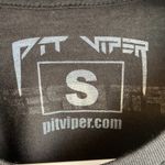 Pit Viper Put Viper Black Logo Cropped Short Sleeve Shirt Photo 2