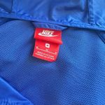 Nike Jacket Bleached Coral Pink Blue Full Zip Womens Size M Hooded Windbreaker Photo 8