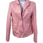 Duck head Vintage Long Sleeve Stretchy Cotton Pink Blazer Jacket Coat Medium Photo 0