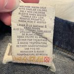 Vintage Denim Jean Jacket Dark Wash Size Large 100% cotton Photo 3