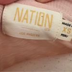 Nation Ltd Blush Pink Smock Sleeve Long Sleeve Top Size XS Photo 2
