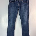 American Eagle  Outfitters Skinny Kick 6 Blue Flare Jeans Photo 0