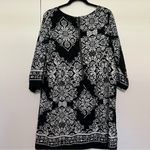Old Navy Old‎ Navy Black and White Mandala Print Dress with Zipper Back - Size Large Photo 5