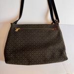 Fossil  Kinsley Crossbody Black Cloth Monogram With‎ Leather Accent Academia Bag Photo 4