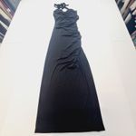 LPA Naima Ruched Maxi Dress in Black Small Photo 2