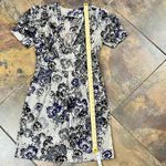 Banana Republic  Women's V-neck Multicolor Short Puff Sleeved Dress 10 Photo 4