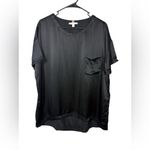 Lunya Washable Silk Tee Size XS/Small Black Photo 2