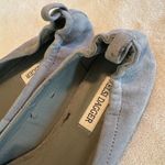Kelsi Dagger  Grey ballet flats shoes rhinestone heart sz 7 suede leather Photo 2