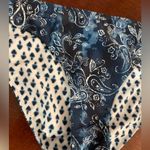Jessica Simpson Reversible Navy/White Batik Babes 2 in 1 Paisley Bikini Bottom Photo 7