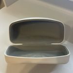 Michael Kors  New York White Hard Oversized Clamshell Sunglasses/Eyeglasses Case Photo 5