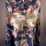 Unique spectrum  blue and‎ light pink sleeveless blouse Photo 1