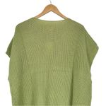 Heyson Open Knit Sweater in Light Sage size 1X Cap Sleeves Pocket NWT Green Photo 7