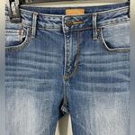Driftwood  Audrey La Luna Straight  Leg Jeans Embroidery & Sequin Trim Size 26‎ Photo 3