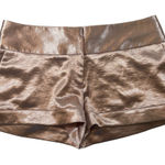 Charlotte Russe Metallic Rose Gold Shorts | Size 8 | NWT Photo 0