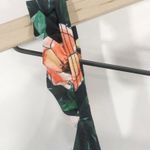 Floral Green Black Ruffle strap Bikini Top M Size M Photo 1