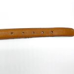Dockers  Womens M Colorblock Belt Western Brown‎ Red Black Leather Brass Photo 4