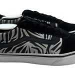Vans  Womens Ward Black White Metallic Zebra Skate Shoes Sneakers Size 9.5 US Photo 0