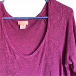 Feather Clothing Purple Knit Boho Top Size L Photo 0
