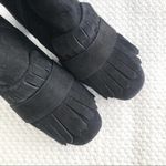 Steve Madden Steven  Shooter Black Suede Kilty Fringe Ankle Dress Boot 6.5 Photo 93