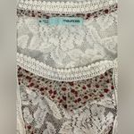Maurice's Maurice’s Medium Lace Bib Floral Under Design Flowy Double Layered Tank Top M‎ Photo 5