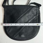 ORIGINAL BREE Black Leather Saddle Crossbody With Adjustable Strap Photo 6