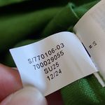 Banana Republic  LINEN TIE FRONT CROPPED SHIRT 100% LINEN GREEN MEDIUM NWT Photo 13