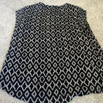 Hilary Radley  Medium black and white blouse Photo 3