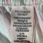 Victoria's Secret  Pink and White Striped Pajama pants Photo 2