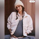 Free People Movement Hatch Hit The Slopes Fleece Jacket Natural Size S Photo 1