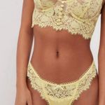 For Love & Lemons ππ Faye Lace Underwire Bra ~ Yellow XXS NWT Photo 7