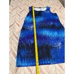 Relativity Women's Blue Abstract Print Sleeveless Tank Dress 1X Photo 7