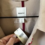 Maeve NWT Anthropologie Cinched-Waist Trench Coat in Khaki Photo 10