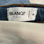 Blanqi Women's Maternity Jean Shorts Size 8 Full Panel Blue Photo 5