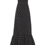 Alexis NWT  Symphony Tie-Shoulder Flared-hem Maxi Dress Black/White Women Size XS Photo 0