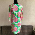 Crown & Ivy  Womens Dress Size XS Pink Green White Sea‎ Turtles Flowers Beach NEW Photo 4