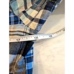 Ann Taylor  Loft Patchwork Plaid Blazer Jacket Womens Size 4 Blue Cotton Lined Photo 4