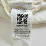 Emporio Armani White Sweater Size Medium Chevron Texture Crewneck Cotton Summer Photo 6