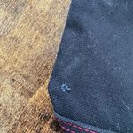 Victoria's Secret  Black Canvas Tote with red signature Photo 6